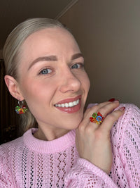 Kukkaketo korvakorut